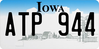 IA license plate ATP944