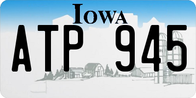 IA license plate ATP945