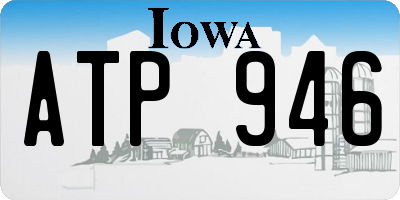 IA license plate ATP946
