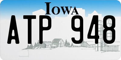 IA license plate ATP948