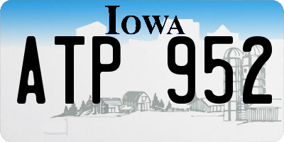 IA license plate ATP952