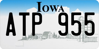 IA license plate ATP955