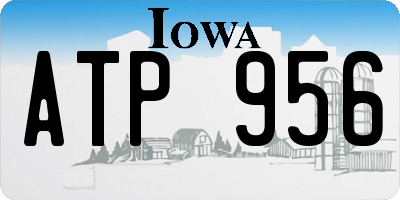 IA license plate ATP956