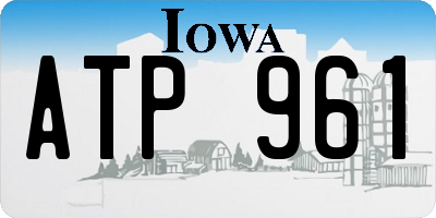 IA license plate ATP961