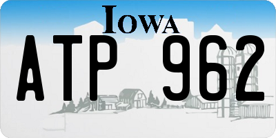 IA license plate ATP962