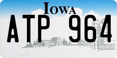 IA license plate ATP964
