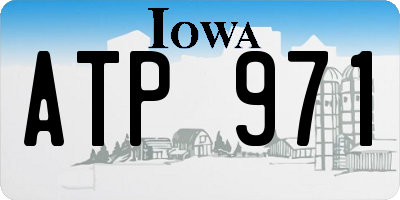 IA license plate ATP971