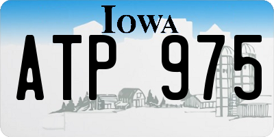 IA license plate ATP975