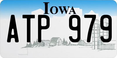 IA license plate ATP979