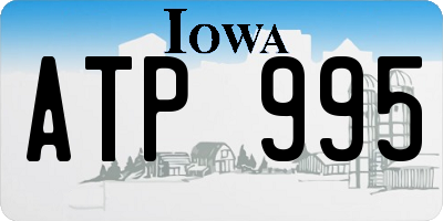 IA license plate ATP995