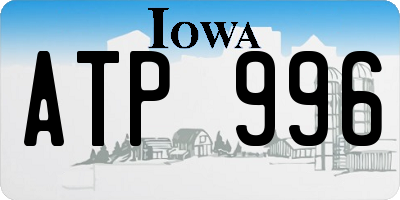 IA license plate ATP996