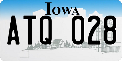 IA license plate ATQ028
