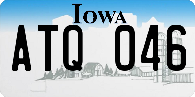 IA license plate ATQ046