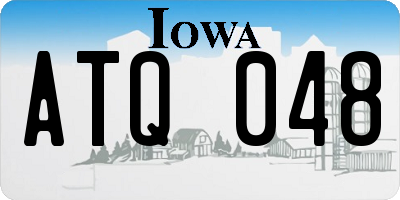 IA license plate ATQ048