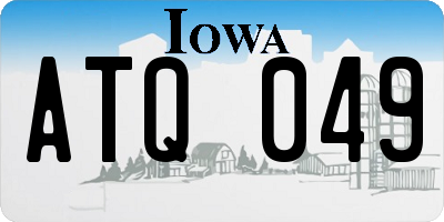 IA license plate ATQ049