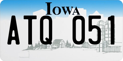 IA license plate ATQ051