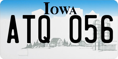 IA license plate ATQ056