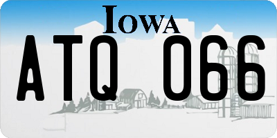 IA license plate ATQ066