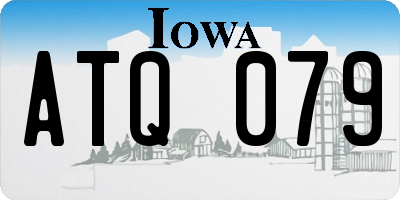 IA license plate ATQ079