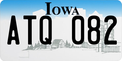 IA license plate ATQ082