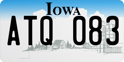 IA license plate ATQ083