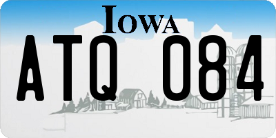 IA license plate ATQ084