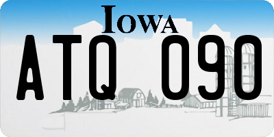 IA license plate ATQ090