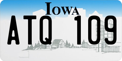 IA license plate ATQ109