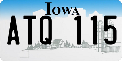 IA license plate ATQ115