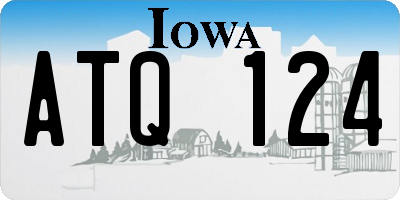 IA license plate ATQ124