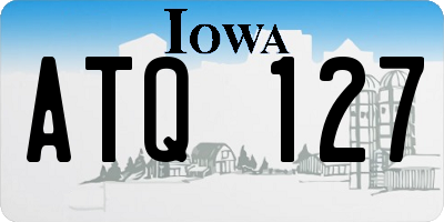 IA license plate ATQ127