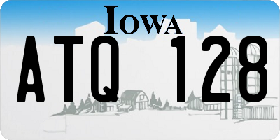 IA license plate ATQ128