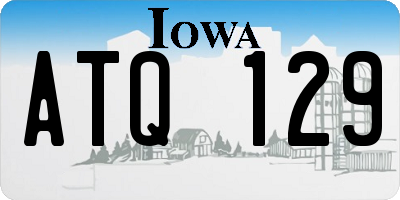 IA license plate ATQ129