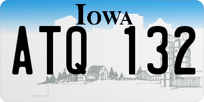 IA license plate ATQ132