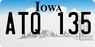 IA license plate ATQ135