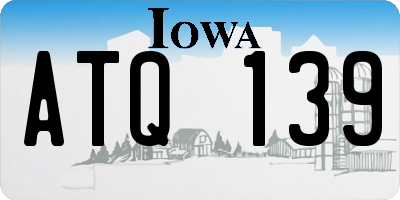 IA license plate ATQ139