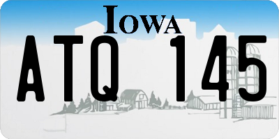IA license plate ATQ145