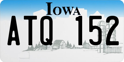 IA license plate ATQ152