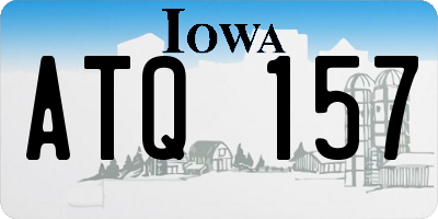 IA license plate ATQ157