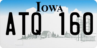 IA license plate ATQ160