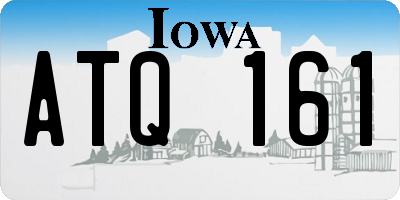 IA license plate ATQ161