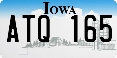 IA license plate ATQ165