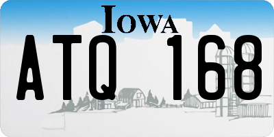 IA license plate ATQ168