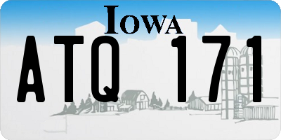 IA license plate ATQ171