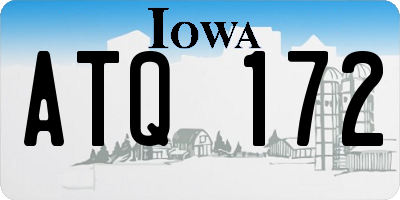 IA license plate ATQ172