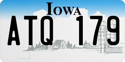 IA license plate ATQ179