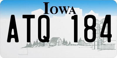 IA license plate ATQ184