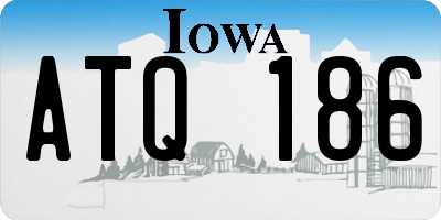 IA license plate ATQ186