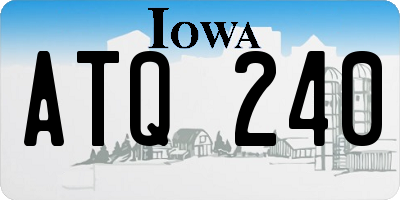 IA license plate ATQ240
