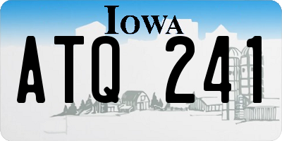 IA license plate ATQ241